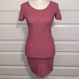 Billabong Same Love Rib Knit Short Skater Dress